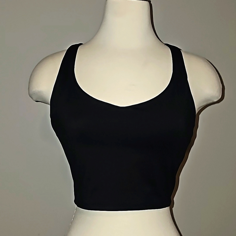 PINK Victoria's Secret Black Lightly Padded Sports Bra Size M